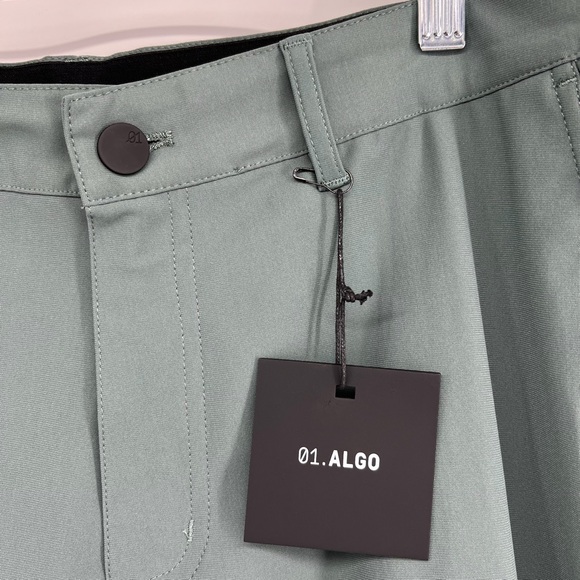 01.ALGO Sz 32 Green Men's Pants Performance Moisture Wicking UPF 40 - Picture 7 of 12